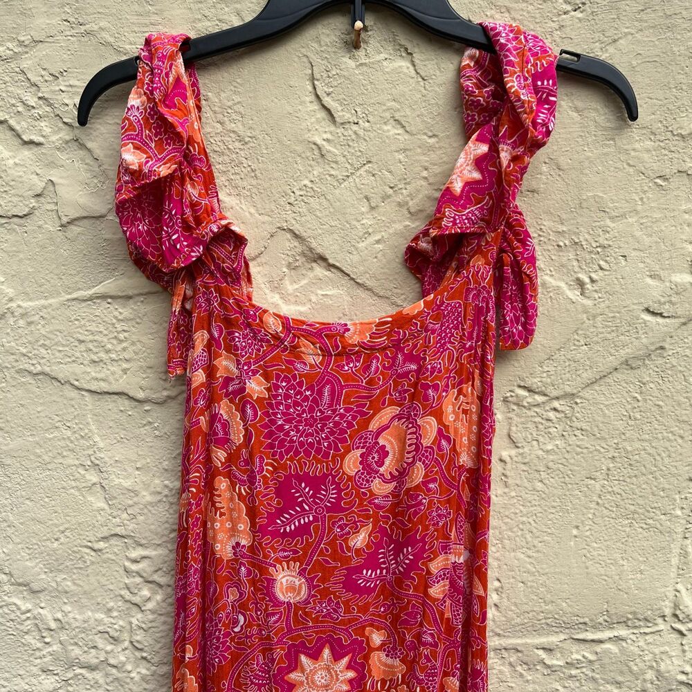 Maxi Dress house of Harlow 1960 Sz XS print resortwear boho bohemian - Picture 2 of 9